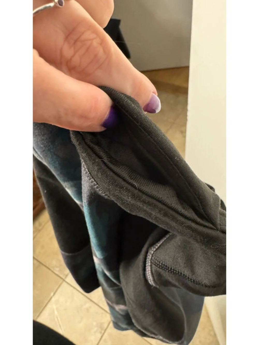 Patagonia Centered Blue Crop Leggings Size Medium - Picture 5 of 5